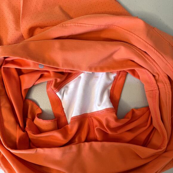 Nike Tennis Golf Skirt Dri-Fit Built-in Shorts Skort Women's Size Medium Orange - Picture 5 of 7